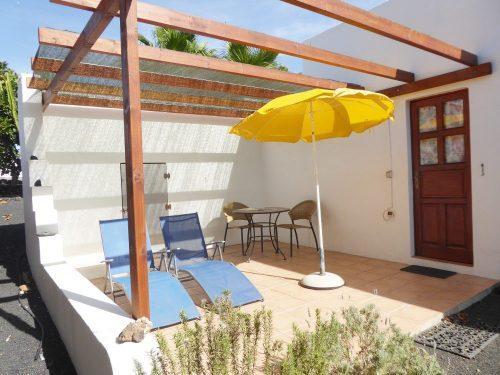 Lanzarote Ferienhaus Casa del Sol Terrasse